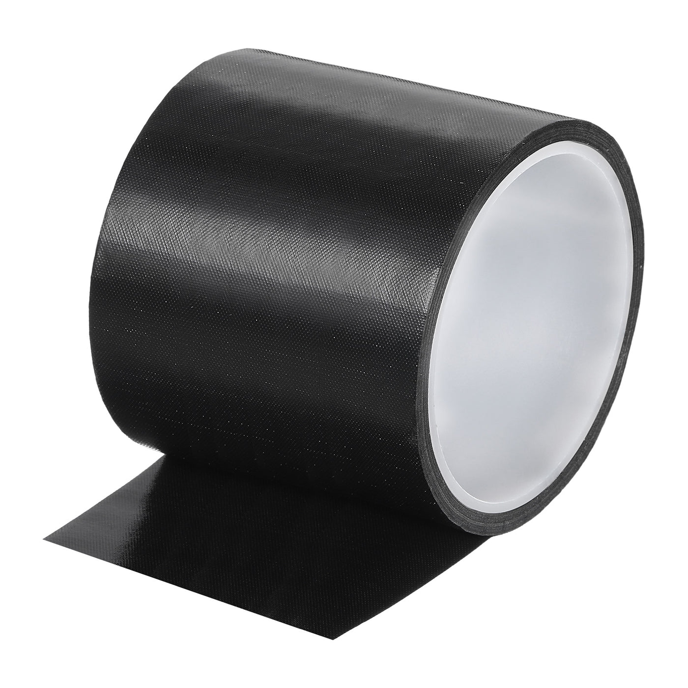 Harfington High Temperature Tape 80mm PTFE Coated Fabric Tape Heat Resistant Tape for Vacuum Sealers Adhesive Tape 10m/33ft Black 0.13mm Thickness