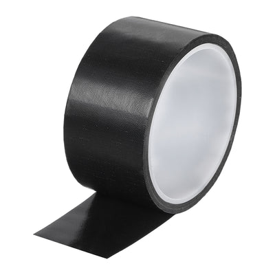 Harfington High Temperature Tape 45mm PTFE Coated Fabric Tape Heat Resistant Tape for Vacuum Sealers Adhesive Tape 10m/33ft Black 0.18mm Thickness