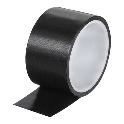 Harfington High Temperature Tape 50mm PTFE Coated Fabric Tape Heat Resistant Tape for Vacuum Sealers Adhesive Tape 10m/33ft Black 0.18mm Thickness