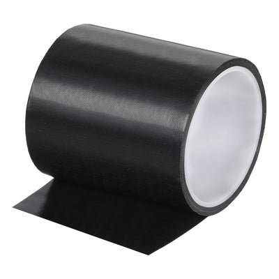 Harfington High Temperature Tape 100mm PTFE Coated Fabric Tape Heat Resistant Tape for Vacuum Sealers Adhesive Tape 10m/33ft Black 0.18mm Thickness