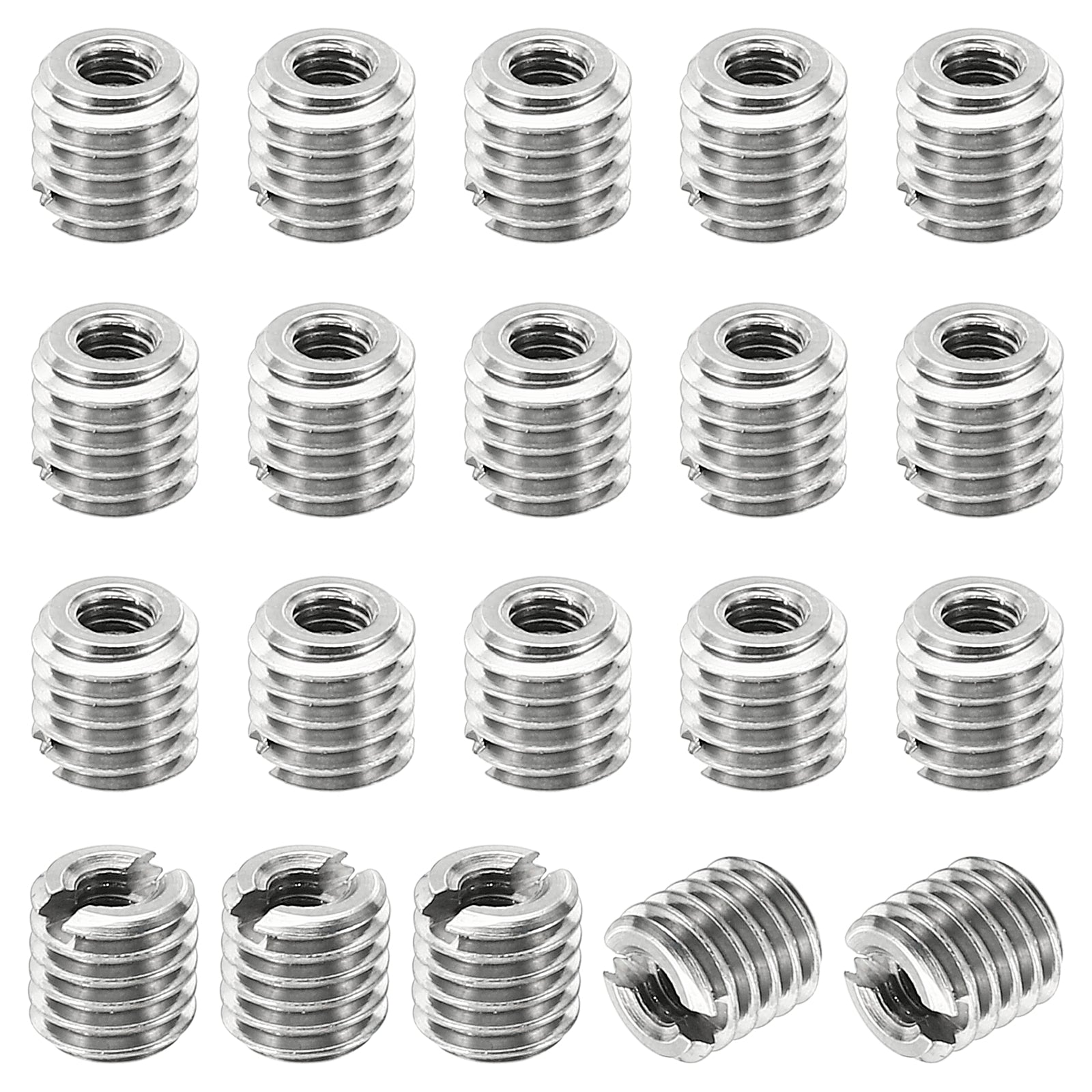 Thread Adapters Sleeve Reducing Nut, 20 Pcs M5x0.8 Male to M2.5x0.45 ...