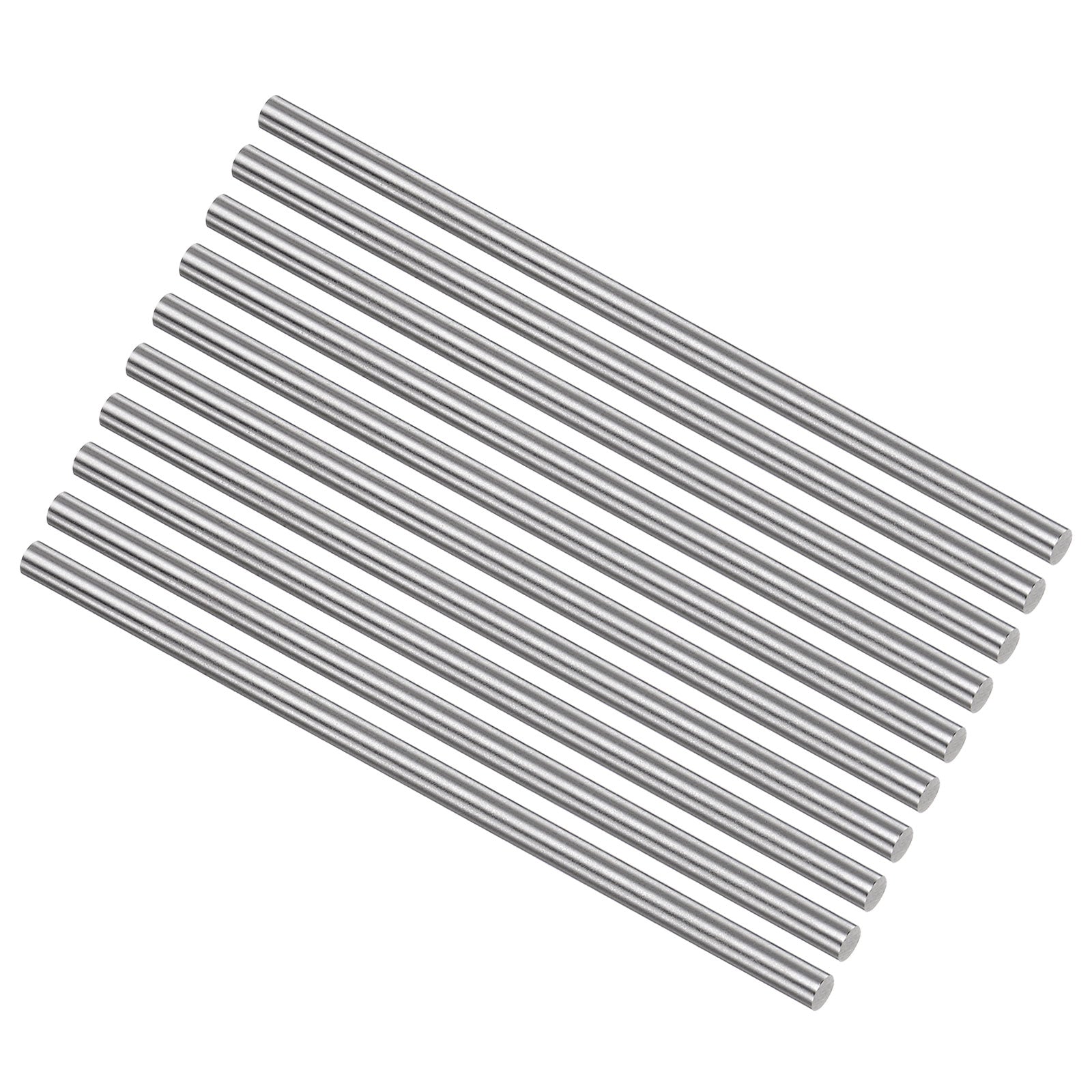 Uxcell Round Metal Rods 5.2mm x 150mm High Speed Steel (HSS) Lathe Bar ...