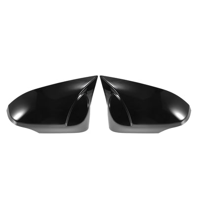 Harfington 1 Pair Car Rear View Driver Passenger Side Mirror Cover Cap Overlay Gloss Black for Toyota Camry 12-17 for Toyota Venza Avalon Corolla Yaris Mirror Guard Covers Exterior Decoration