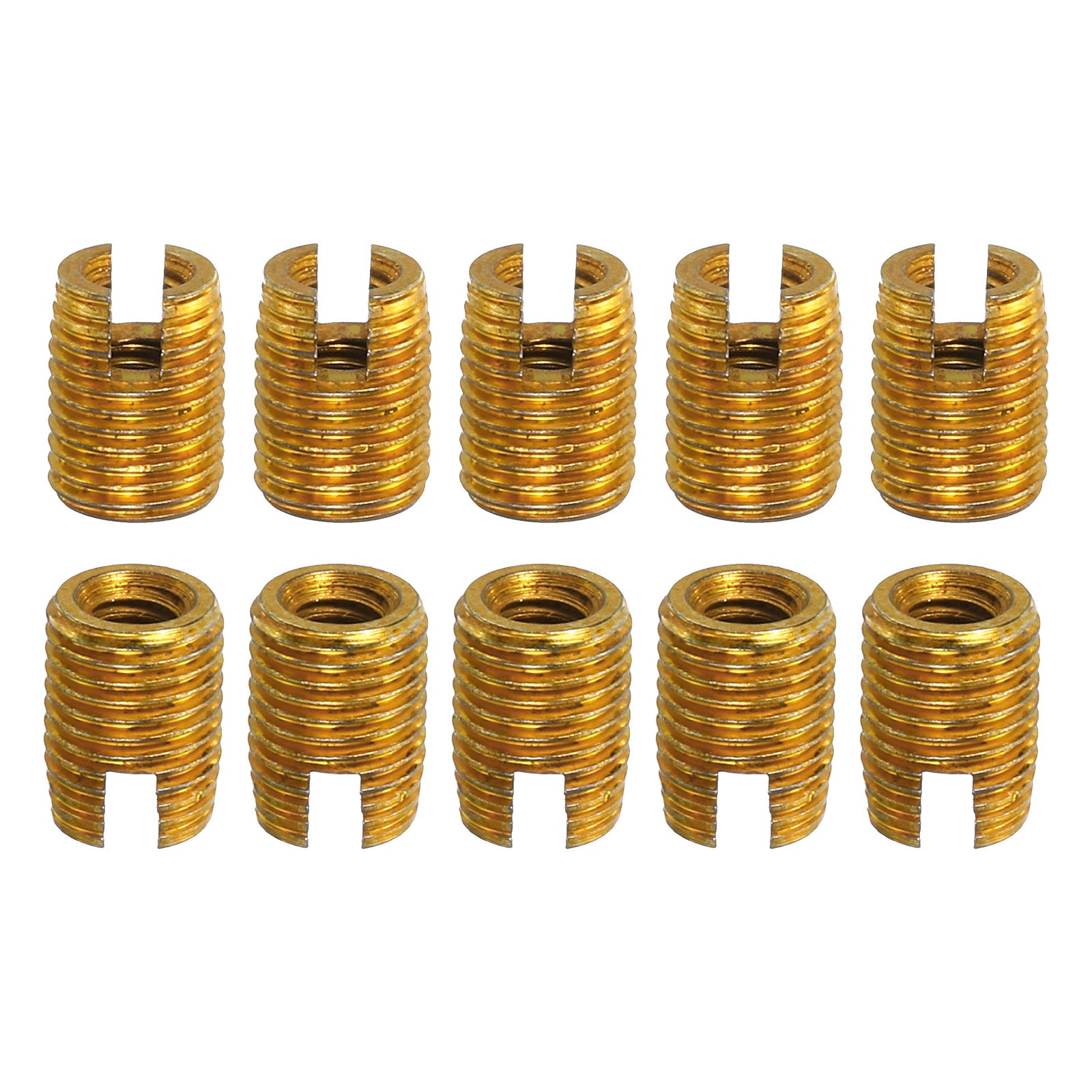 Uxcell 15pcs Self Tapping Threaded Inserts Inner M2.5 M4.5x6 Carbon ...