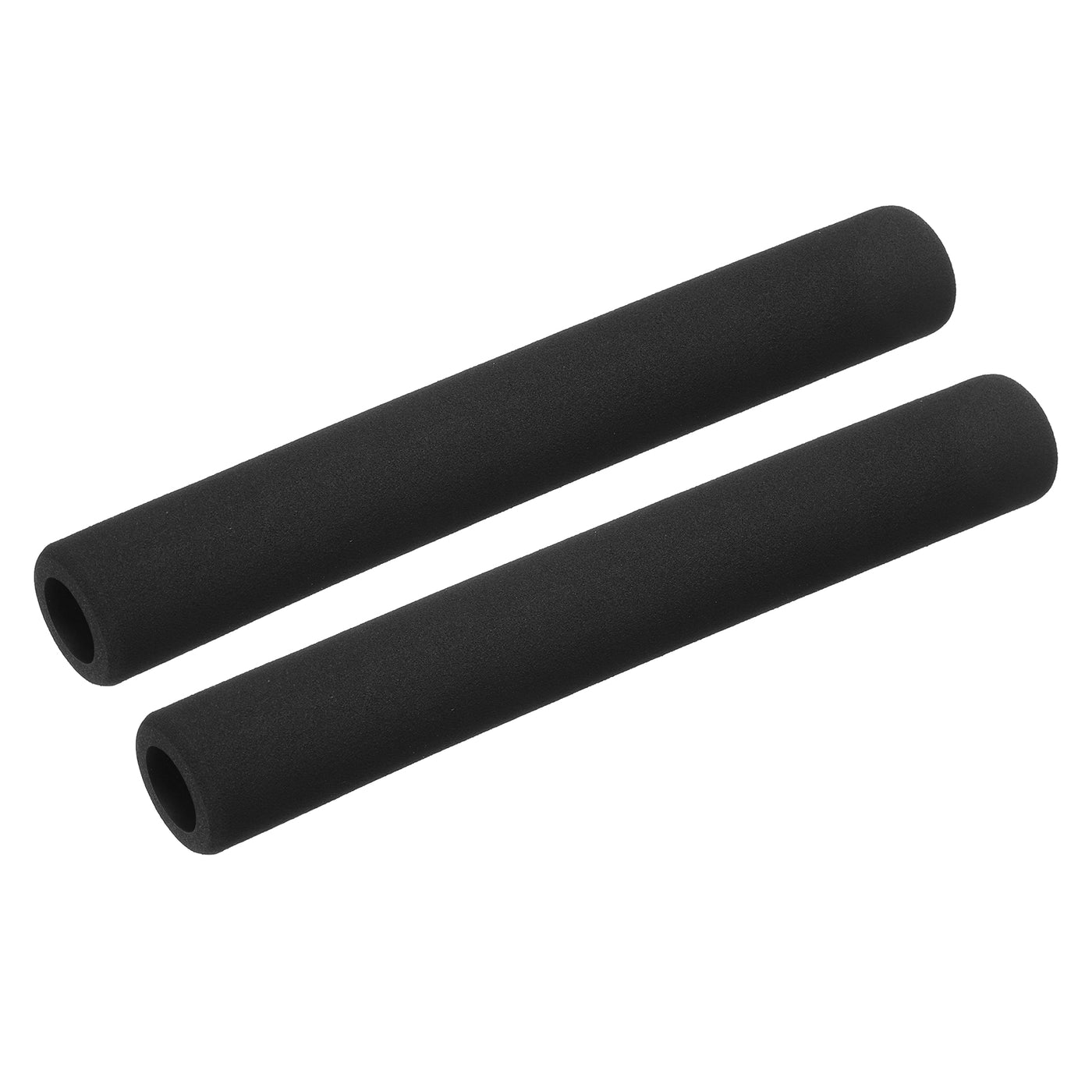 uxcell Uxcell Pipe Insulation Tube Foam Tubing for Handle Grip Support 18mm ID 28mm OD 200mm Heat Preservation Black 2pcs