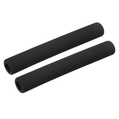 Harfington Uxcell Pipe Insulation Tube Foam Tubing for Handle Grip Support 18mm ID 28mm OD 200mm Heat Preservation Black 2pcs