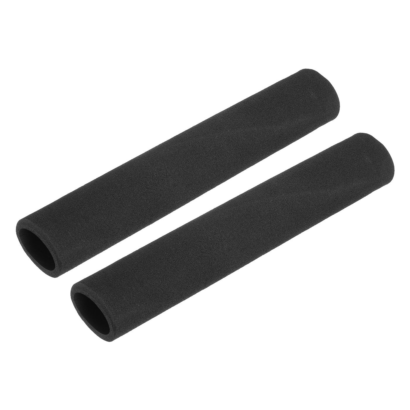 uxcell Uxcell Pipe Insulation Tube Foam Tubing for Handle Grip Support 27mm ID 37mm OD 195mm Heat Preservation Black 2pcs