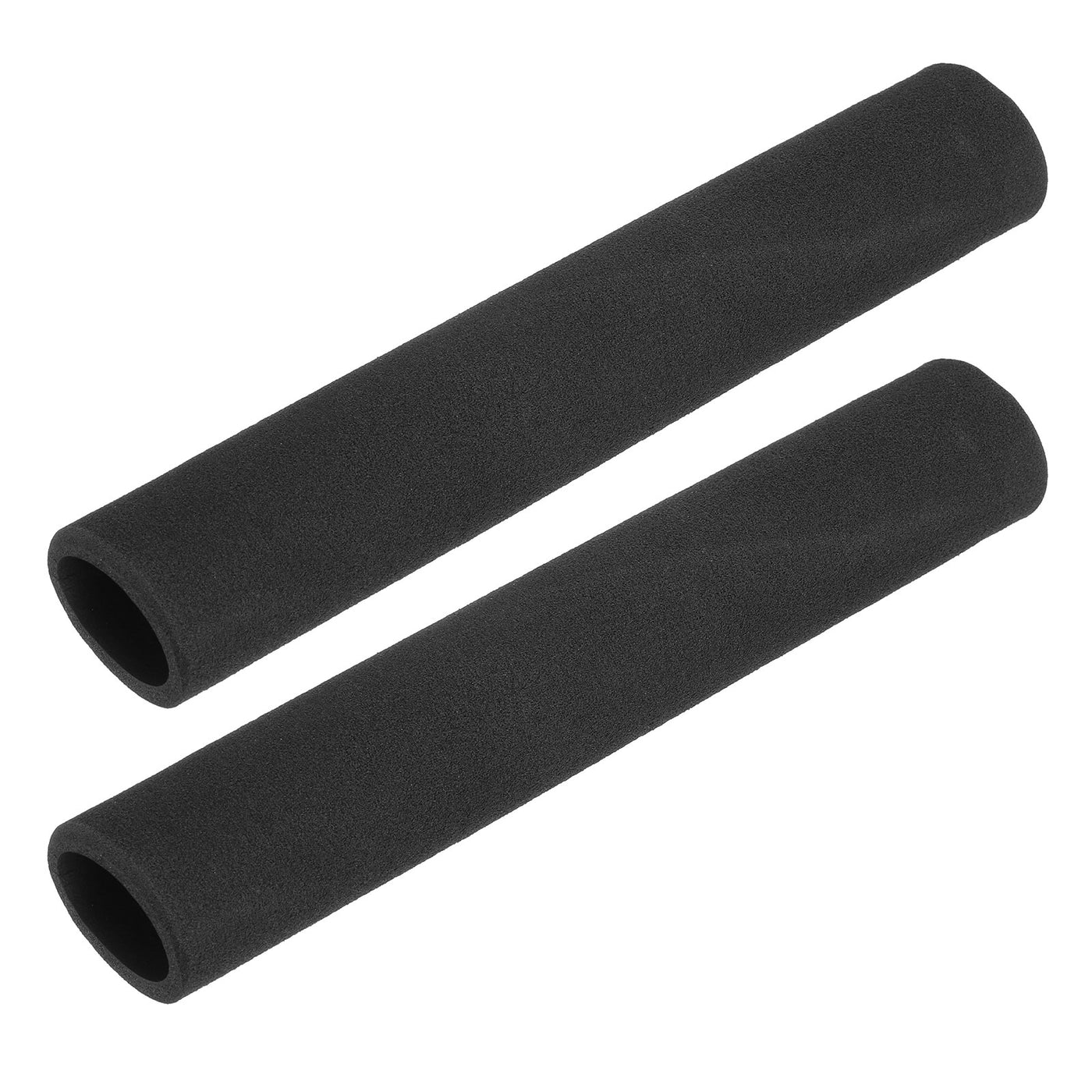 uxcell Uxcell Pipe Insulation Tube Foam Tubing for Handle Grip Support 27mm ID 37mm OD 390mm Heat Preservation Black 2pcs