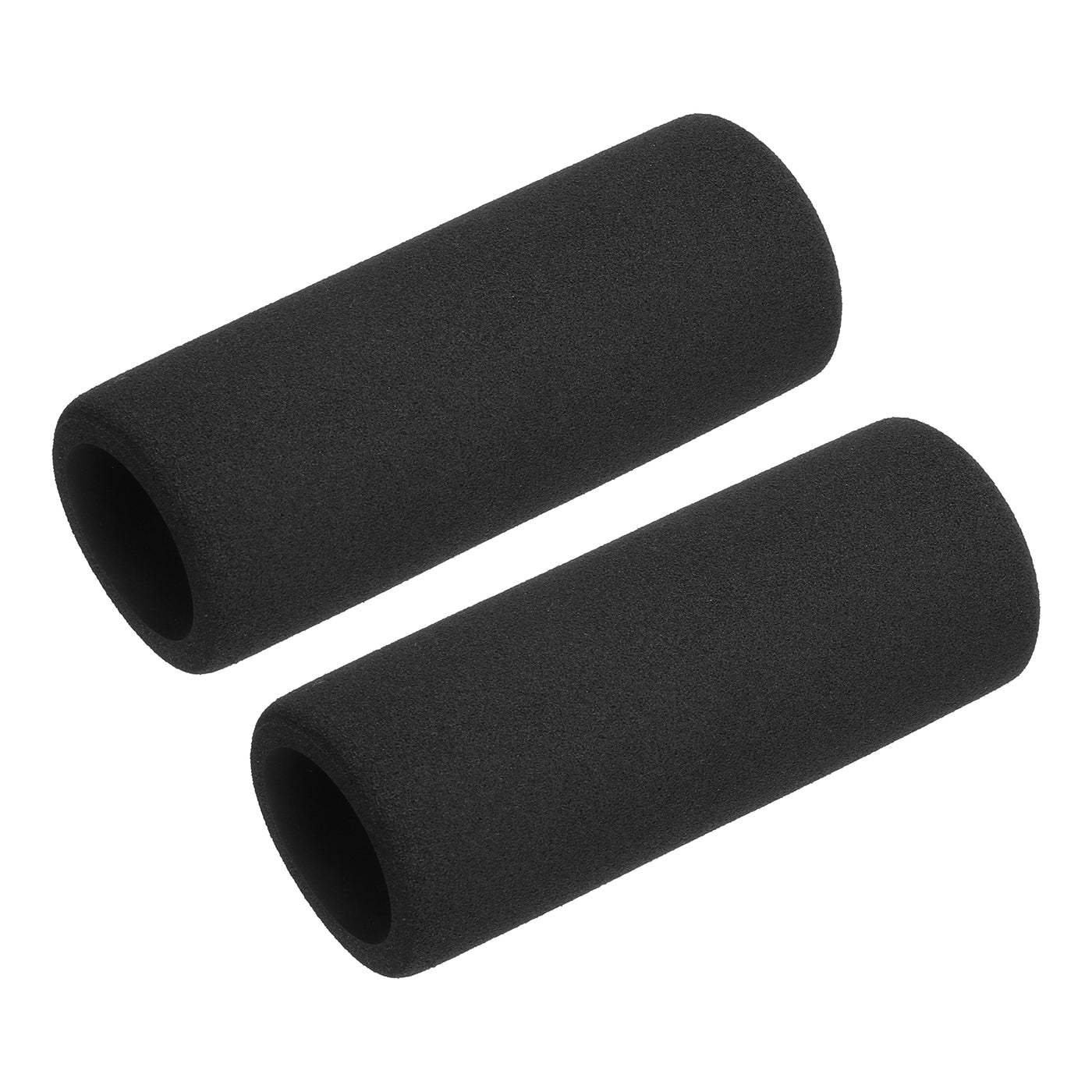 uxcell Uxcell Pipe Insulation Tube Foam Tubing for Handle Grip Support 32mm ID 44mm OD 108mm Heat Preservation Black 2pcs