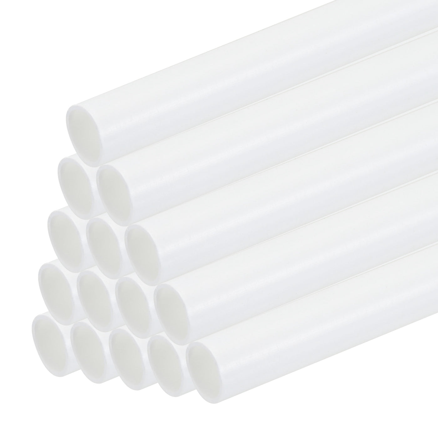Harfington 30pcs 10" Plastic Model Tube ABS Round Tube 0.2" OD White Easy Processing for Architectural Model Making DIY