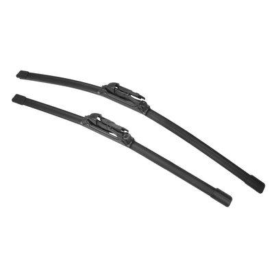 X AUTOHAUX 1 Pair 23" 19" Coating Silicone Front Windshield Wiper Blade Replacement Pair Set for Jaguar XF 2007-2015 Pinch-Tab Not J / U Hook