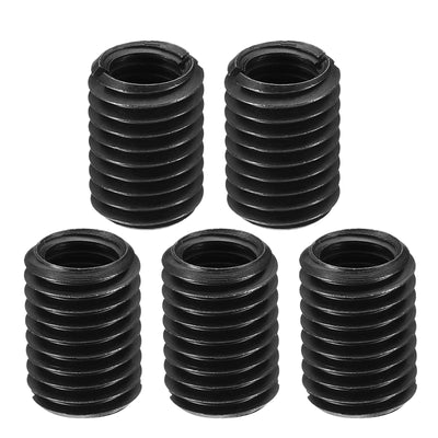 Harfington Grade 8.8 Carbon Steel Threaded Repair Insert Nut, 5pcs M10x1.5 Female to M14x2 Male High Strength Screw Sleeve Inserts Reducing Adapter Reducer 20mm