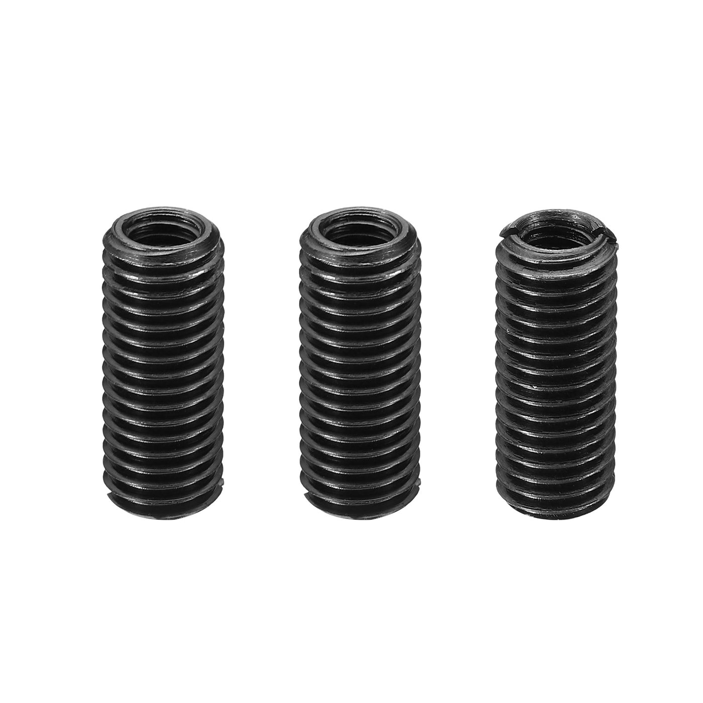 Harfington Grade 8.8 Carbon Steel Threaded Repair Insert Nut, 3pcs M8x1.25 Female to M12x1.75 Male Screw Sleeve Inserts Reducing Adapter Reducer 30mm