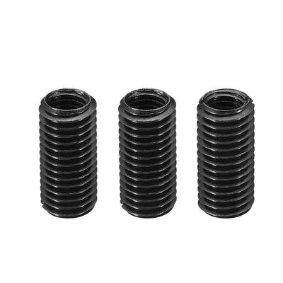 Harfington Grade 8.8 Carbon Steel Threaded Repair Insert Nut, 3pcs M10x1.5 Female to M14x2 Male High Strength Screw Sleeve Inserts Reducing Adapter Reducer 30mm
