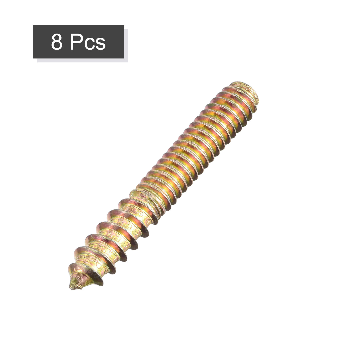 uxcell Uxcell Hanger Bolts, Double Ended Screws Wood Dowel Screws for Furniture