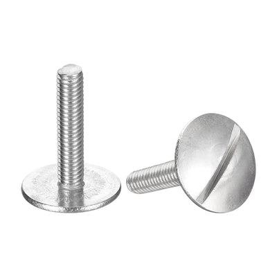 Harfington Uxcell M3x14mm Extra Large Flat Head Slotted Screws, 5pcs 304 Stainless Steel Bolts