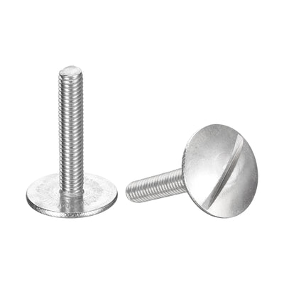 Harfington Uxcell M3x16mm Extra Large Flat Head Slotted Screws, 5pcs 304 Stainless Steel Bolts