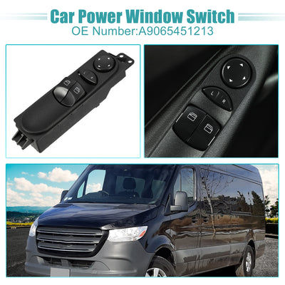 Harfington Power Window Switch Window Control Switch Fit for Mercedes-Benz Sprinter 3500 2010-2017 No.A9065451213 - Pack of 1