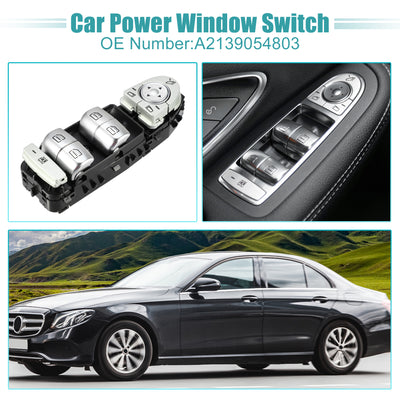 Harfington Power Window Switch Window Control Switch Black Fit for Mercedes-Benz E Class W213 2017 No.A2139054803 - Pack of 1