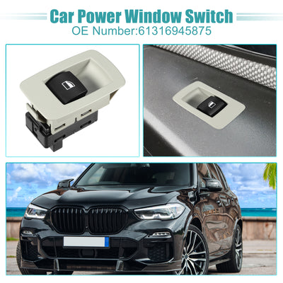 Harfington Power Window Switch Window Control Switch Fit for BMW 325i 2006 No.61316945875 - Pack of 1