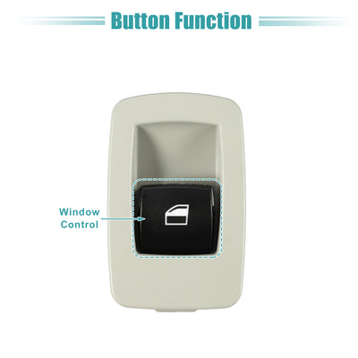 Harfington Power Window Switch Window Control Switch Fit for BMW 325i 2006 No.61316945875 - Pack of 1