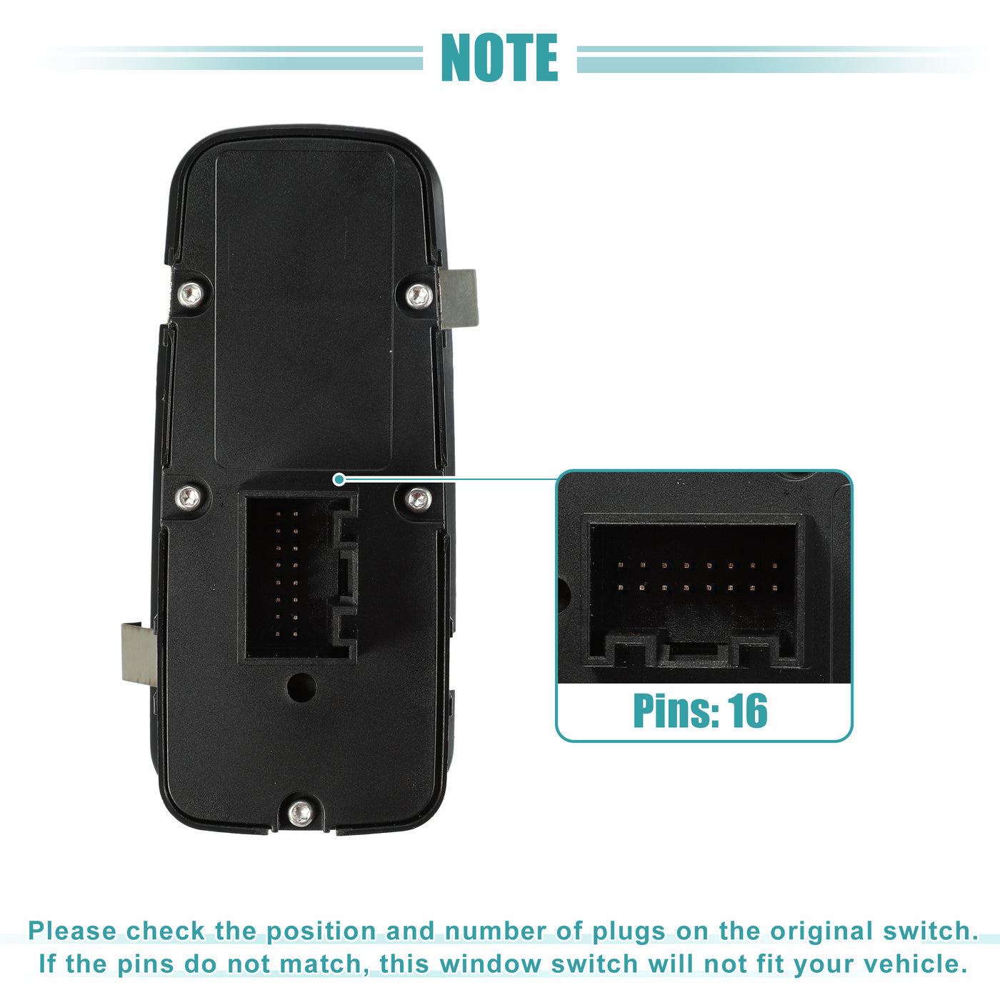 ACROPIX Power Window Switch Window Control Switch Fit for Porsche 911 2012-2019 No.99161315702DML - Pack of 1