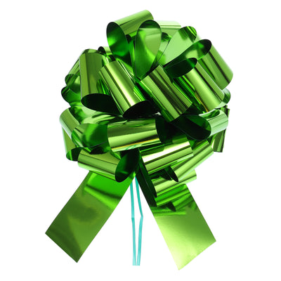 Harfington 16 Inch Extra Giant Large Pull Bow Christmas Metallic Car Gift Wrapping Bows Ribbon for Wedding Car Baskets Presents Big Gift Bow, Lawn Green