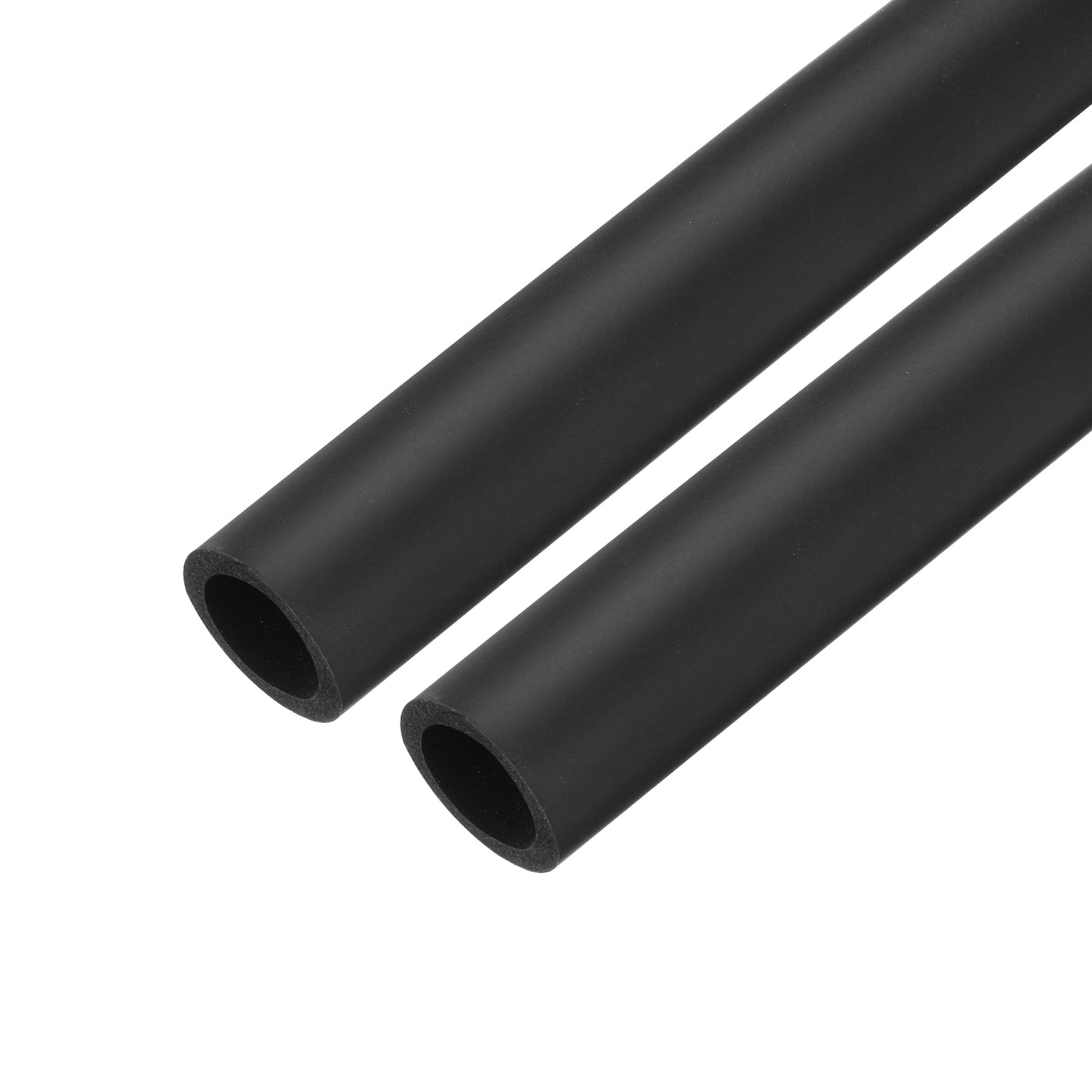 uxcell Uxcell 2pcs 3.3ft Pipe Insulation Tube 7/8 Inch(22mm) ID 32mm OD Foam Tubing for Handle Grip Support, Black