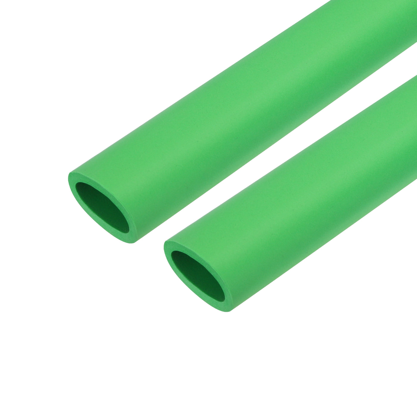 uxcell Uxcell 2pcs 3.3ft Pipe Insulation Tube 28mm ID 38mm OD Foam Tubing for Handle Grip Support, Green