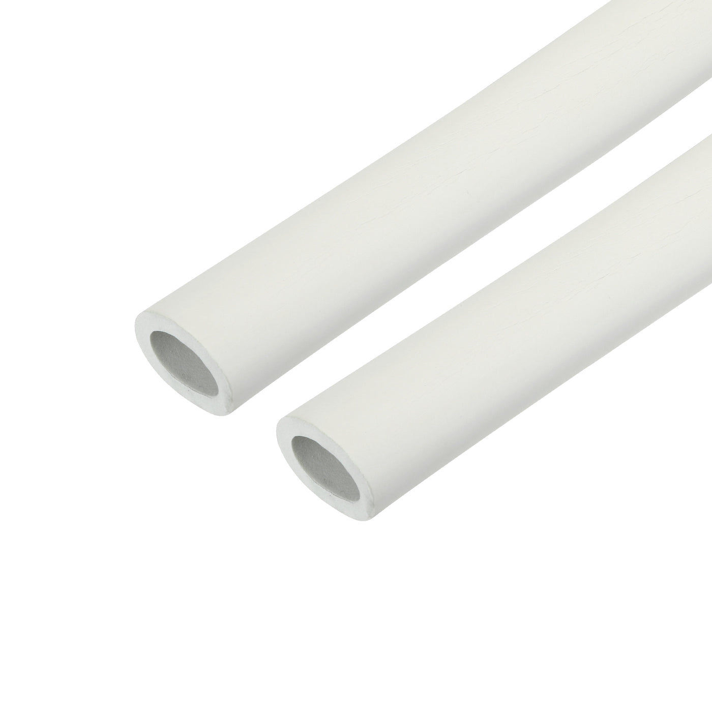 uxcell Uxcell 2pcs 3.3ft Pipe Insulation Tube 7/8 Inch(22mm) ID 32mm OD Foam Tubing for Handle Grip Support, Beige