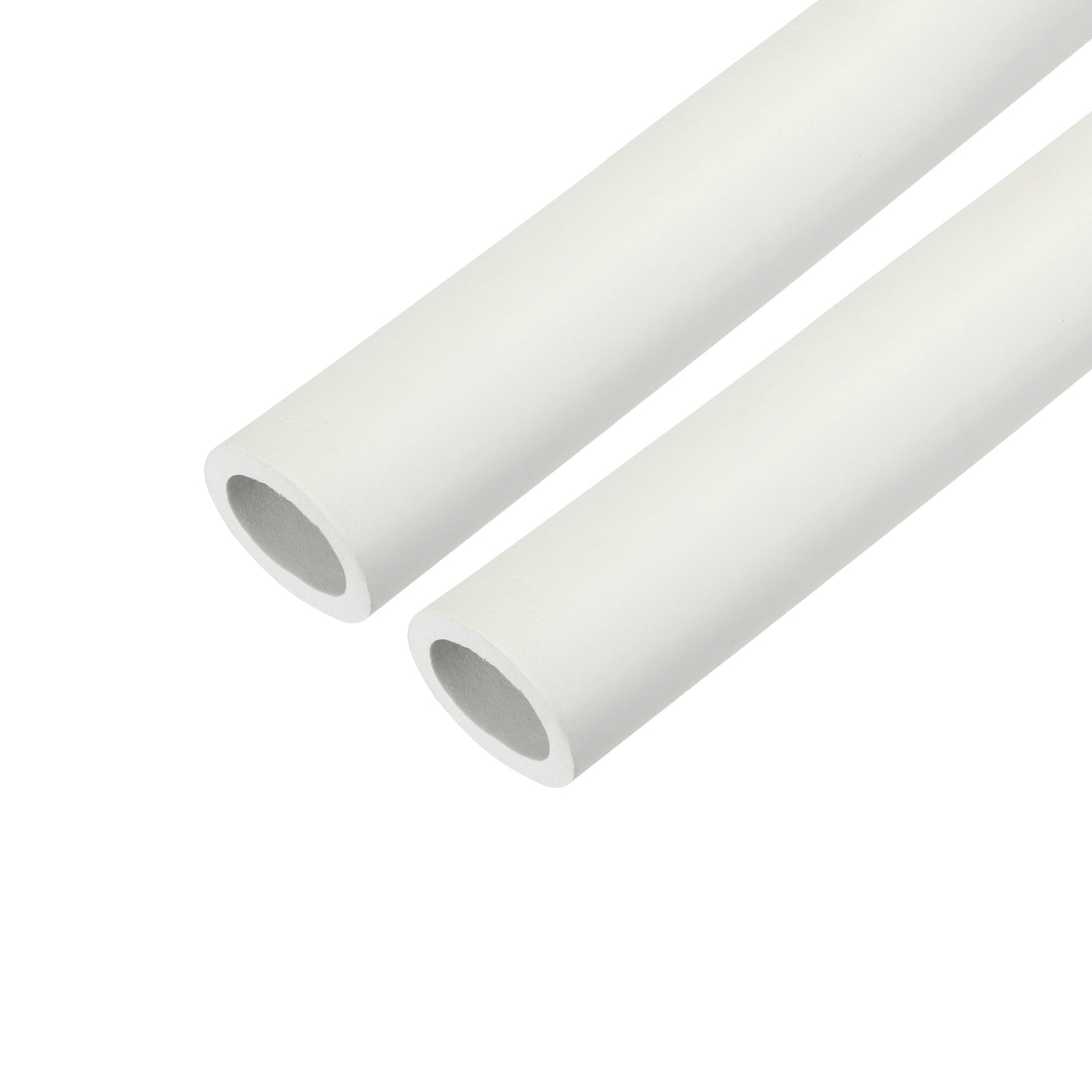 uxcell Uxcell 2pcs 3.3ft Pipe Insulation Tube 27mm ID 37mm OD Foam Tubing for Handle Grip Support, Beige