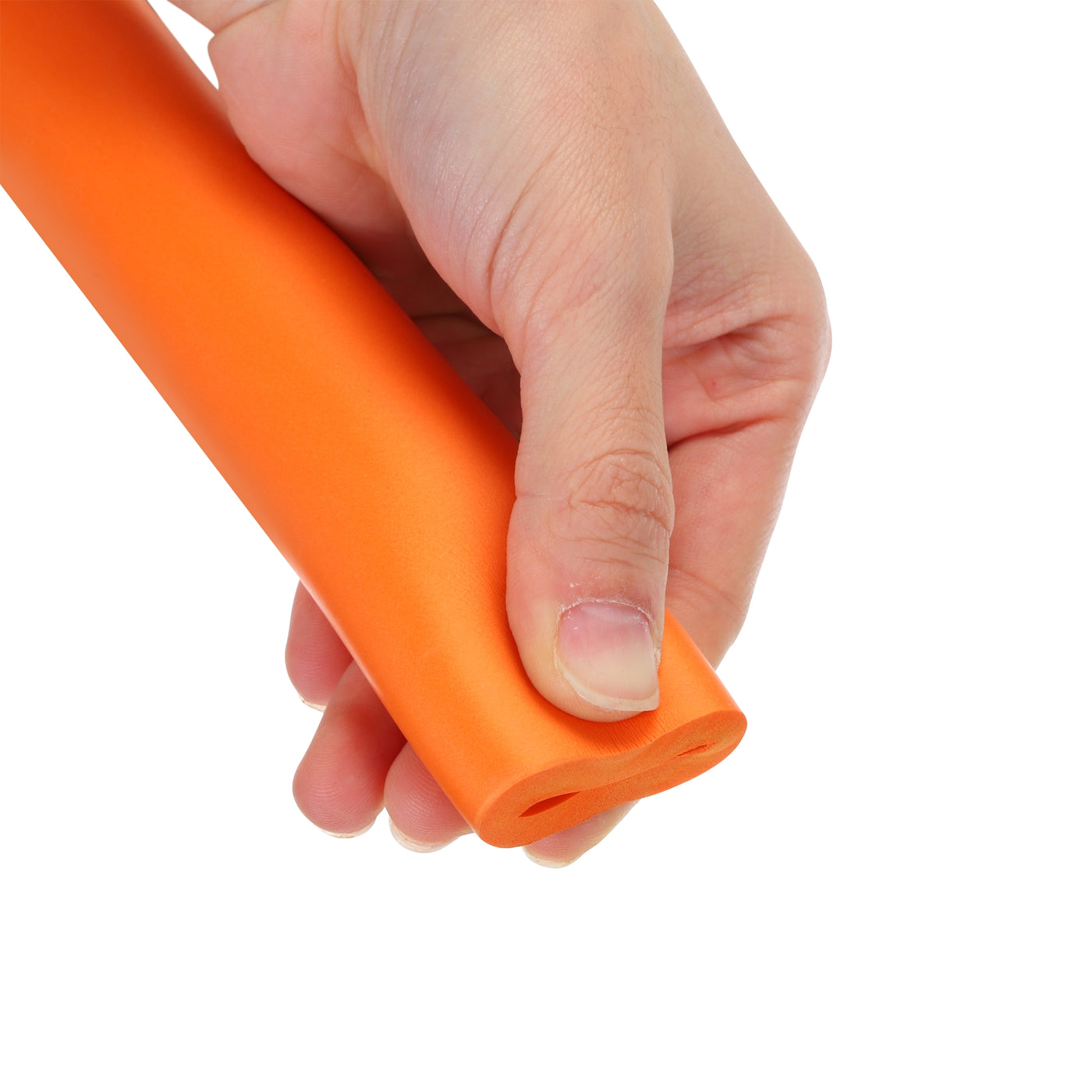 uxcell Uxcell 2pcs 3.3ft Pipe Insulation Tube 28mm ID 38mm OD Foam Tubing for Handle Grip Support, Orange