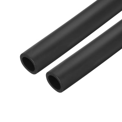 Harfington Uxcell 2pcs 3.3ft Pipe Insulation Tube 26mm ID 36mm OD Foam Tubing for Handle Grip Support, Black