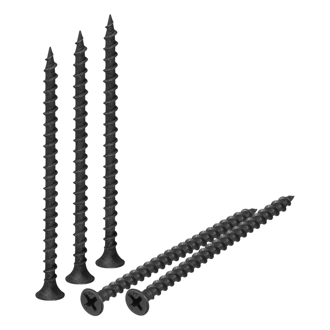 uxcell Uxcell M3.8x70mm 50pcs Phillips Drive Wood Screws, Carbon Steel Self Tapping Screws