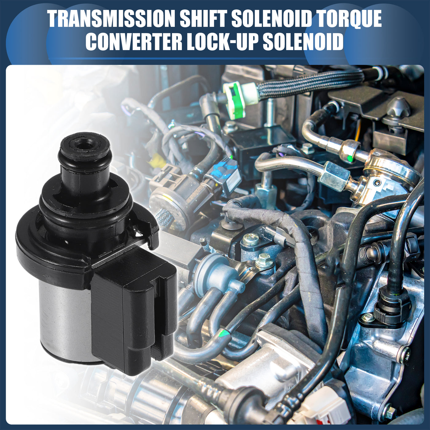 INFINAUTO Transmission Shift Solenoid Torque Converter Lock-Up Solenoid, No.31706AA030 for Subaru Outback 2010-2017 Black, 1 Pc