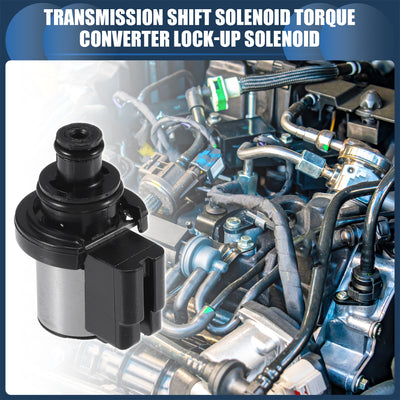 Harfington Transmission Shift Solenoid Torque Converter Lock-Up Solenoid, No.31706AA030 for Subaru Outback 2010-2017 Black, 1 Pc