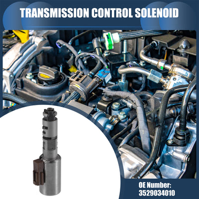 Harfington Transmission Control Solenoid, No.3529034010 for Toyota Tundra 2005-2020 Silver Tone, 1 Pc