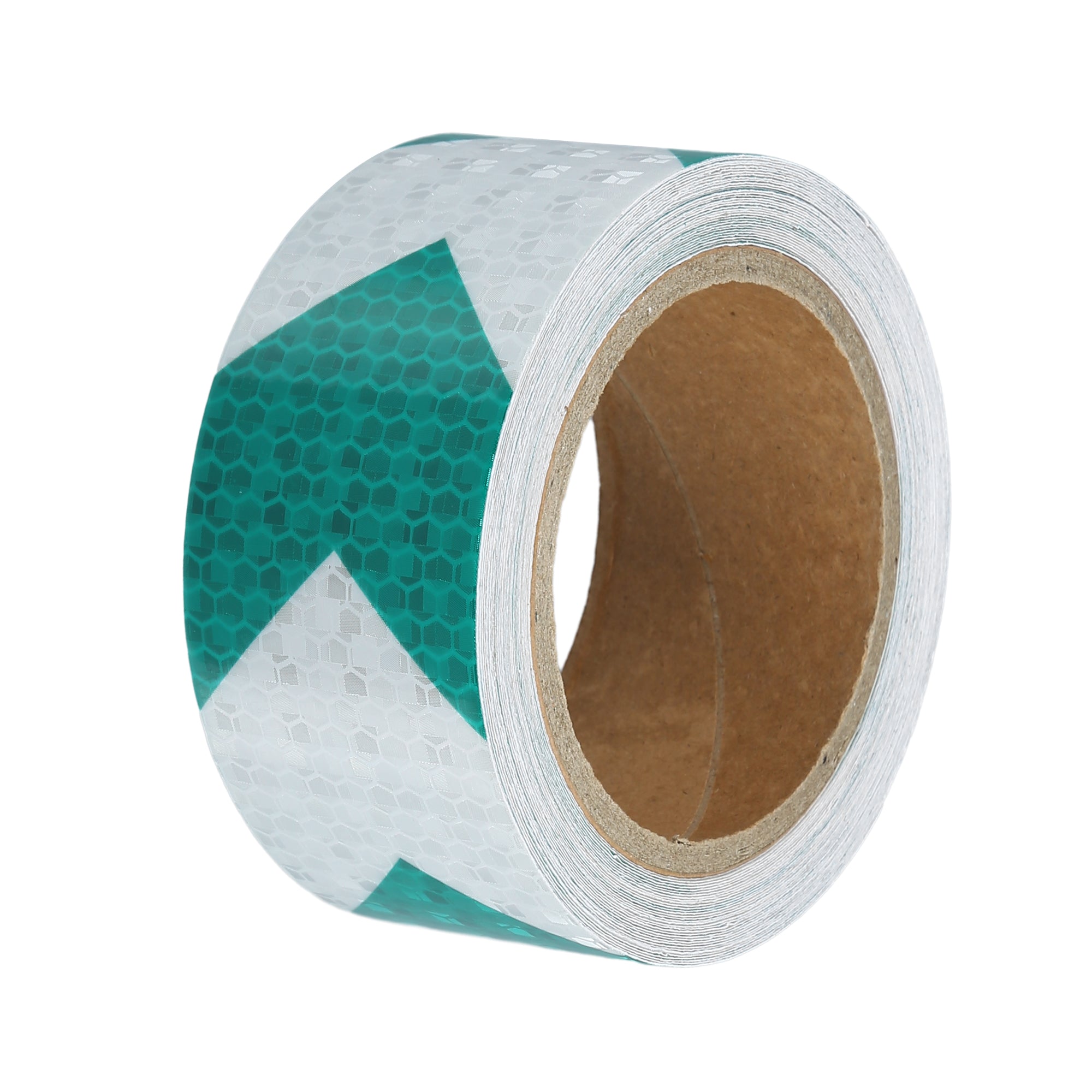Universal 5cmx10m Green and White Arrow Car Reflective Stickers ...