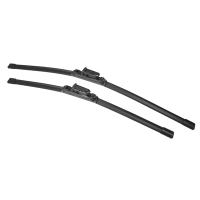 Harfington 2pcs 25"+21" Silicone Front Windshield Wiper Blade for Buick Enclave 2007-2017 Windscreen Wiper OE Replacement Set All-Seasons Top-Lock / Push Button