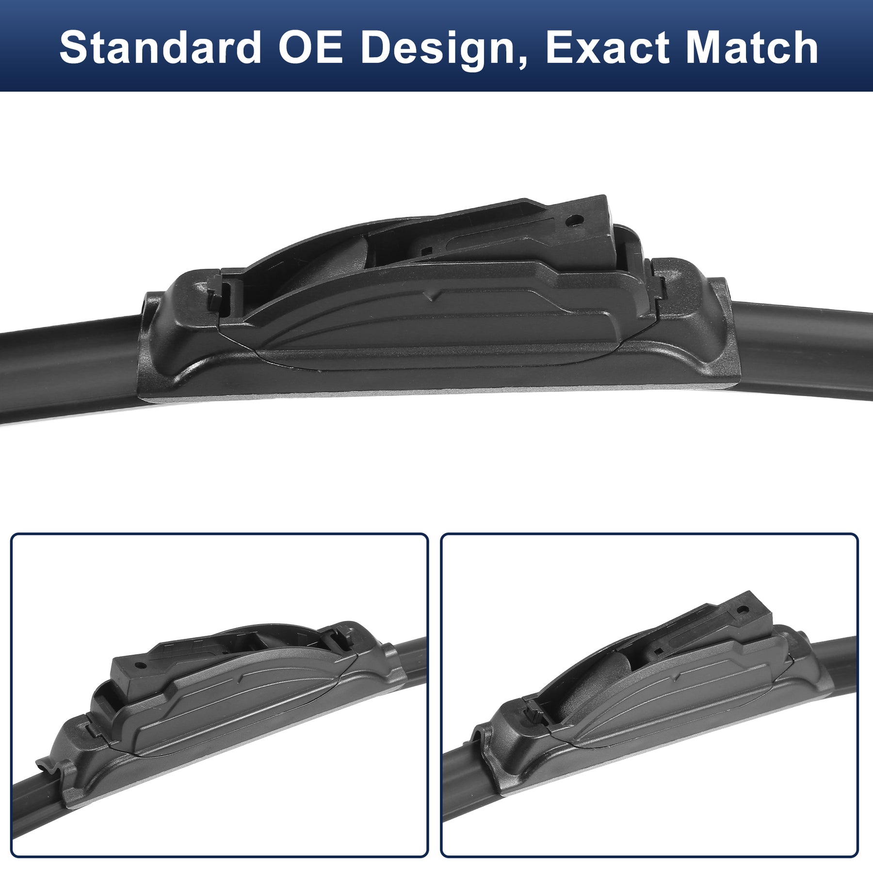 2pcs 24"+19" Silicone Front Windshield Wiper Blade for Infiniti QX56