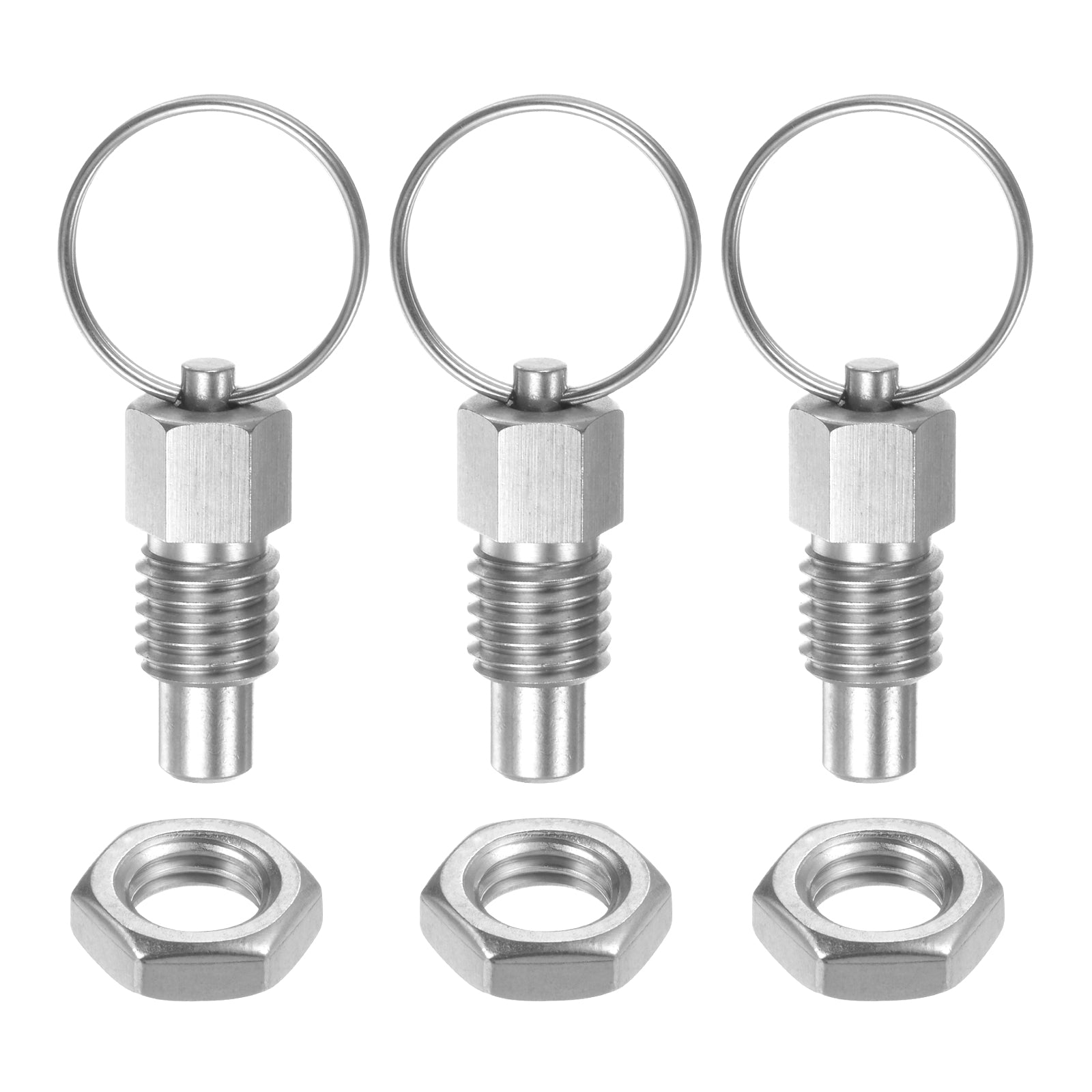 Thread Switch Pin 3Pcs Spring Plunger M12*1.75 0.51