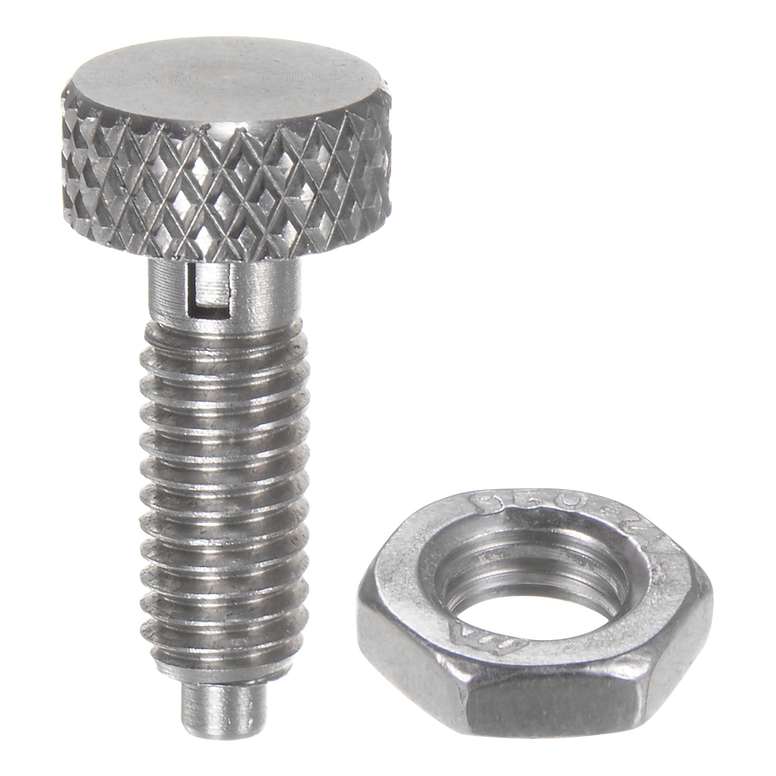 Thread Switch Pin Spring Plunger M5*0.8 Thread Size Pin Dia.2.5mm with Knurled Handle ...