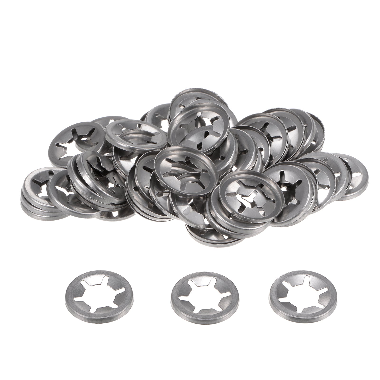 Uxcell 60pcs Internal Tooth Lock Washers M12 x 25mm Push on Retaining ...