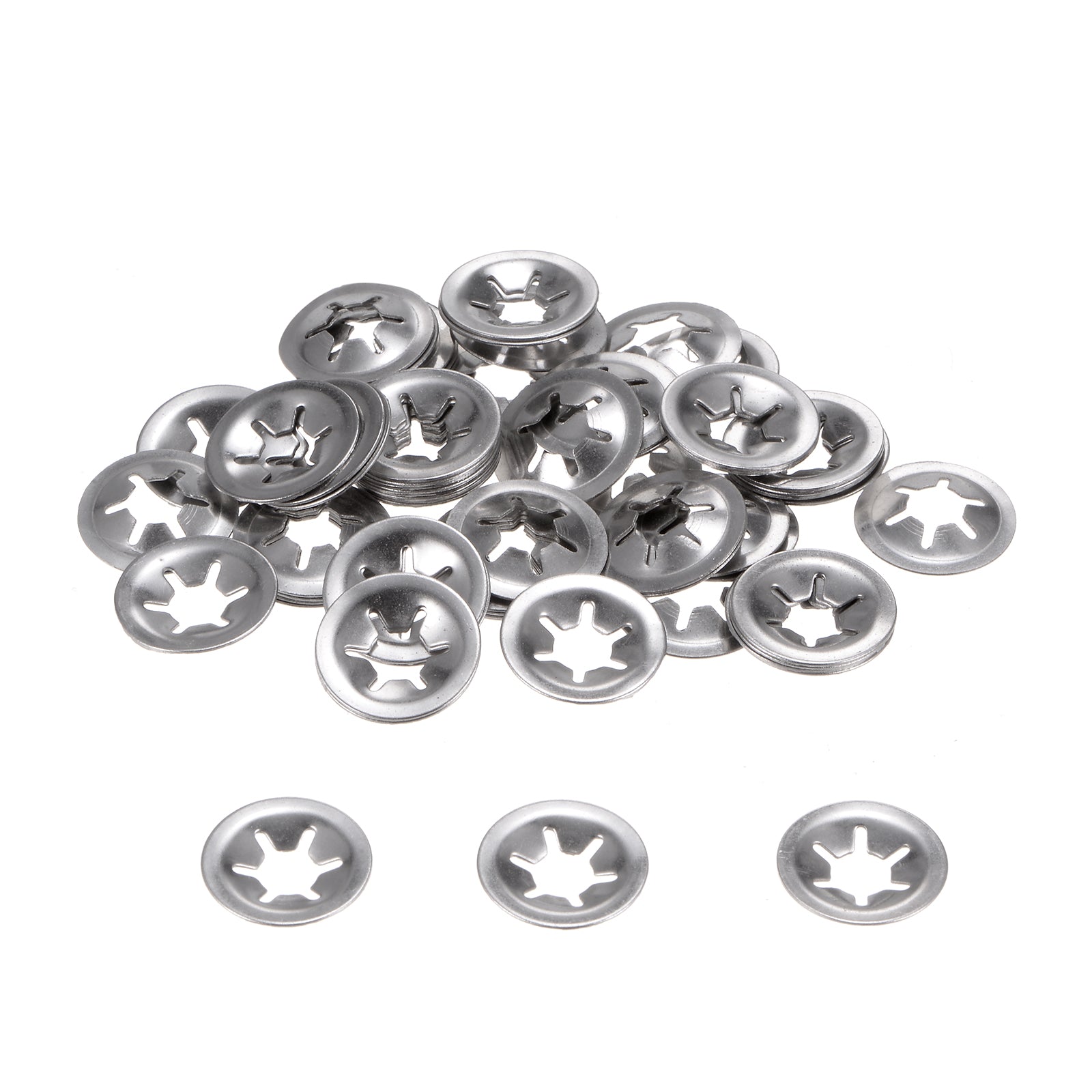 Uxcell 60pcs Internal Tooth Lock Washers M6 x 16mm Push on Retaining ...