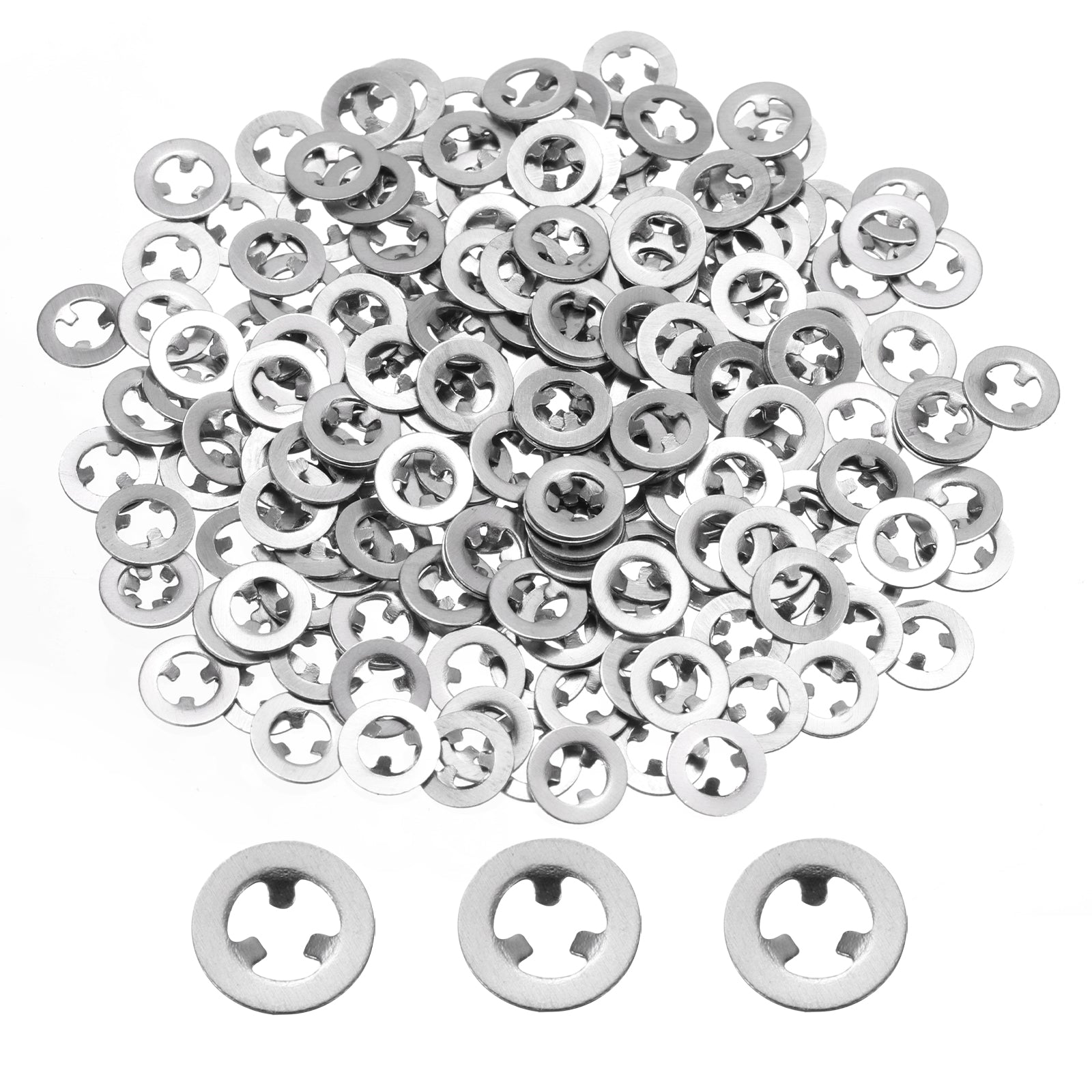 Uxcell 200pcs Internal Tooth Washers M2 Speed ing Washers Stainless ...