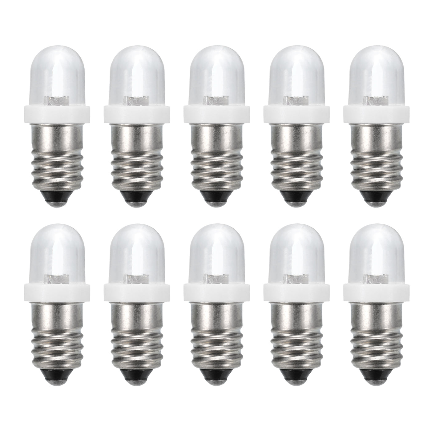 3.8V 0.2A Miniature Bulbs - Pack Of 10 E10 Base Small Light Bulbs For Projects & Equipment