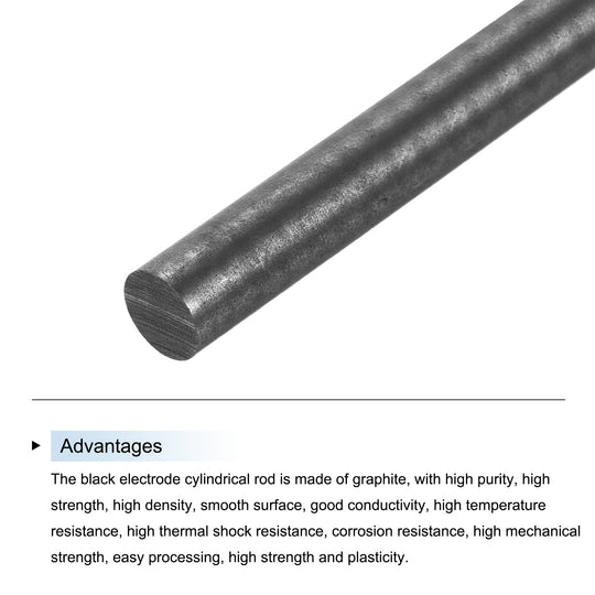 Barreau / Agitateur En Graphite 250mm X 15mm - Uxcell - Neuf - 1 Pièce