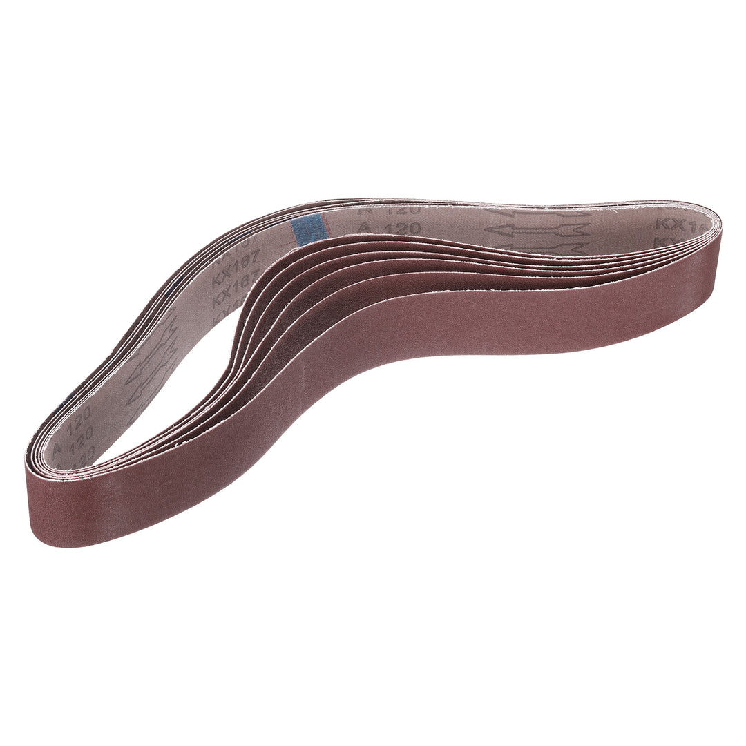 HARFINGTON X 24 Inch Sanding Belts, Pcs 80 Grits Aluminum