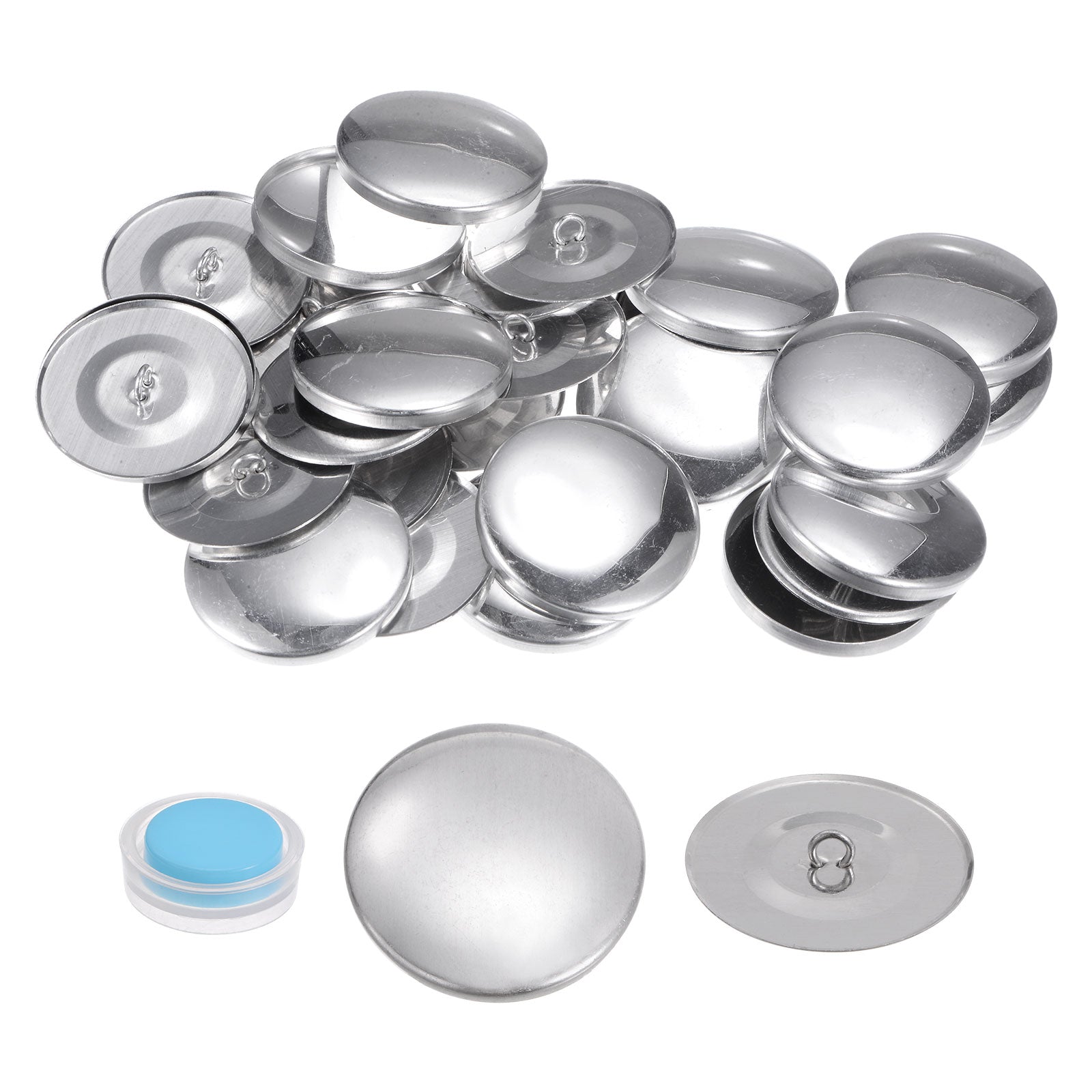15 Sets Self Cover Button Kit 60L 1.5