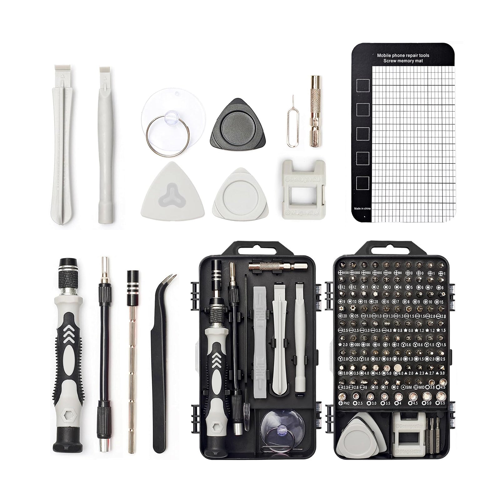 122-in-1 Electronics Repair Tool Kit with Case for Repair Computer,PC ...